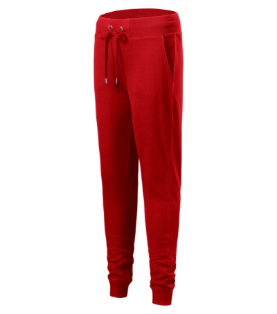 Spodnie dresowe damskie M615 - Czerwony