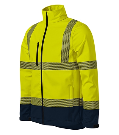 Softshell kurtka unisex M5V3 - fluorescencyjny zolty