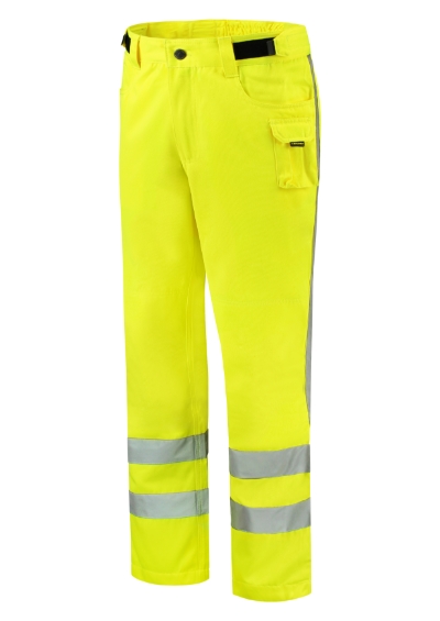 Spodnie robocze unisex MT65 - fluorescencyjny zolty