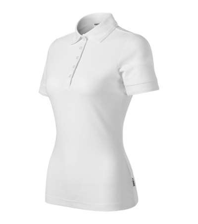Koszulka polo damska MR23 - bialy 00 (brand label)