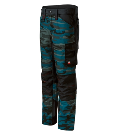 Spodnie robocze MW09 - camouflage petrol