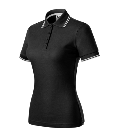 Koszulka polo damska M233 - czarny