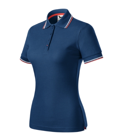 Koszulka polo damska M233 - ciemnoniebieski