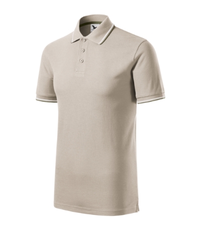 Koszulka polo meska M232 - lodowo siwy