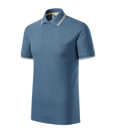 Koszulka polo meska M232 - denim