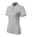 Koszulka polo damska M274 - silver gray