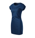 Sukienka damskie M178 - ciemnoniebieski