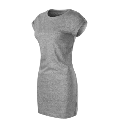 Sukienka damska M178 - Dark Grey Melange