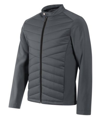 Kurtka hybrydowa meska M555 - light anthracite