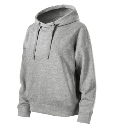 Bluza damska M421 - ciemnoszary melanż