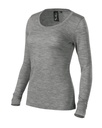 Koszulka damska M160 Merino Rise LS - Darks Grey Melange