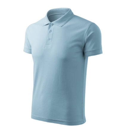 Koszulka polo meska MF03 - blekitny
