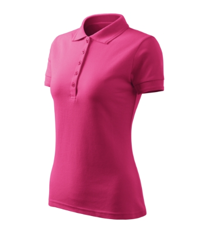 Koszulka polo damska MF10 - czerwien purpurowa
