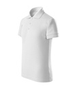 Koszulka polo dziecieca MF22 - bialy