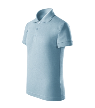 Koszulka polo dziecieca MF22 - blekitny