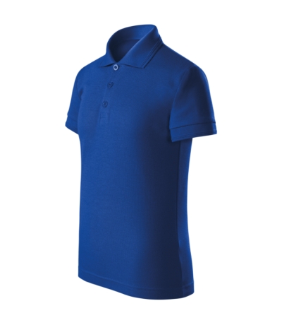 Koszulka polo dziecieca MF22 - Chabrowy