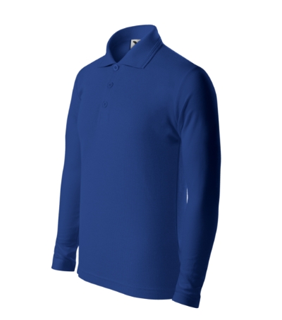 Koszulka polo dziecięca M241 - chabrowy