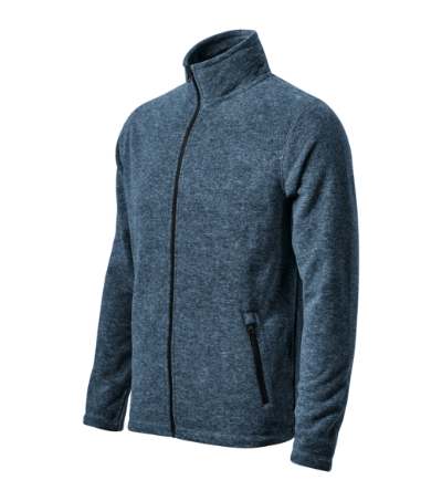 Micro polar meski M852 - ciemny denim melanz