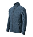 Micro polar meski M852 - ciemny denim melanz
