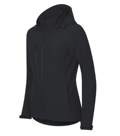 Softshell kurtka damska M549 - ebony gray