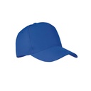 5-panel czapka z rpet 210g MO6831-37 - niebieski