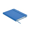 Notes A5 z recyklingowanego PU MO6835-37 - niebieski