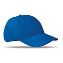 6-panel czapka z daszkiem 160 MO8834-37 - niebieski