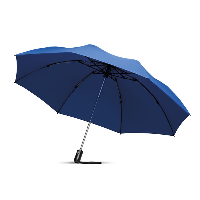 Skladany odwrocony parasol MO9092-37 - niebieski