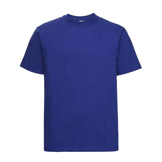 T-shirt Klasyczny Czesana Bawelna Z215 - Bright Royal
