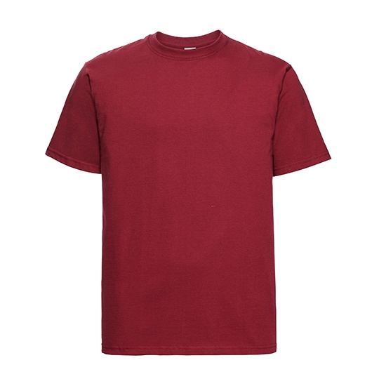 T-shirt Klasyczny Czesana Bawełna Z215 - Classic Red