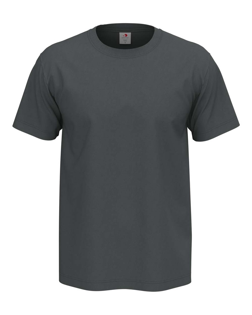 Koszulka Klasyczna Bawelniana S185 - Slate Grey (Solid)
