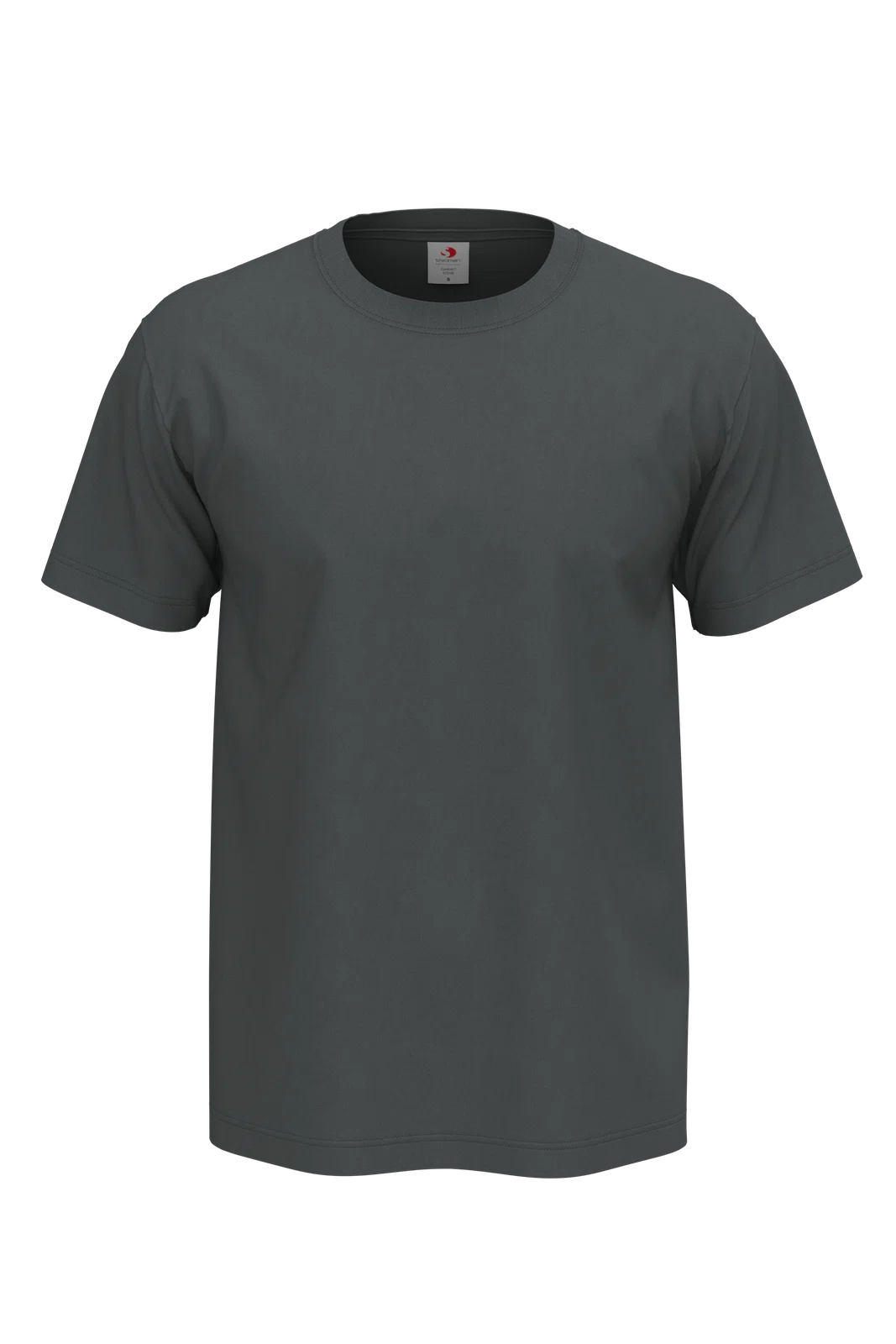 Koszulka Klasyczna Bawelniana S185 - Slate Grey (Solid)