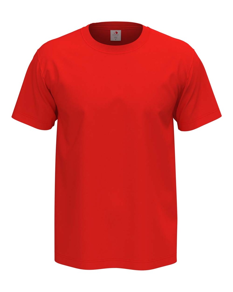 Koszulka Klasyczna Bawelniana S185 - Scarlet Red