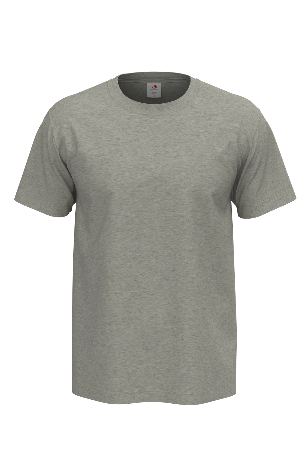 Koszulka Klasyczna Bawelniana S185 - Grey Heather