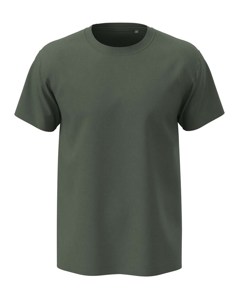 Koszulka Klasyczna Bawelniana S185 - Real Grey