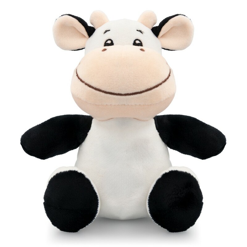 Pluszowa krowa | Zigeta HE853-88 - czarno-biały
