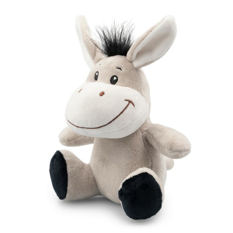Pluszowy osiołek | Zigis HE855-19 - szary
