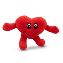 Pluszowe serce | Anmara HE858-05 - czerwony