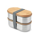 Lunchbox, pudelko sniadaniowe Black+Blum Double Bento P439.2002 - grey