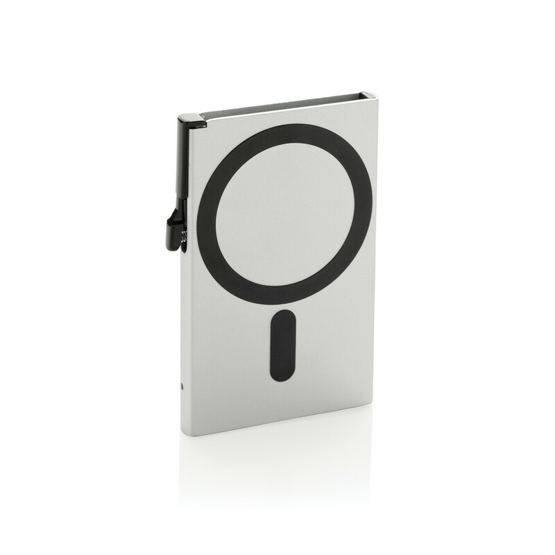 Magnetyczne etui na karte kredytowa, ochrona RFID P820.9502 - silver