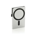 Magnetyczne etui na karte kredytowa, ochrona RFID P820.9502 - silver