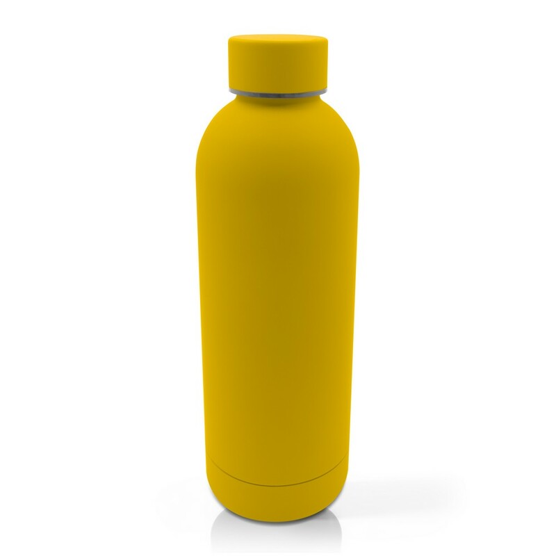 Butelka termiczna 500 ml | Terryl V1293-08 - żółty