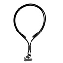 Smycz do telefonu z kablem do transmisji danych i ladowania | Bassam VA059-03 - czarny