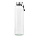 Szklana butelka 500 ml z kolorowa wstazka | Viivi VA062-03 - czarny