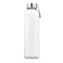 Szklana butelka 500 ml z kolorowa wstazka | Viivi VA062-19 - szary