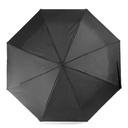 Wiatroodporny parasol manualny RPET, skladany | Uksan VA067-03 - czarny
