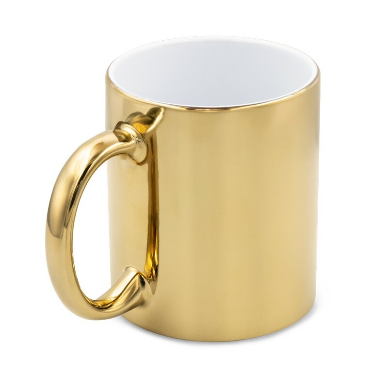 Kubek ceramiczny 350 ml | Yillka VA070-24 - zloty