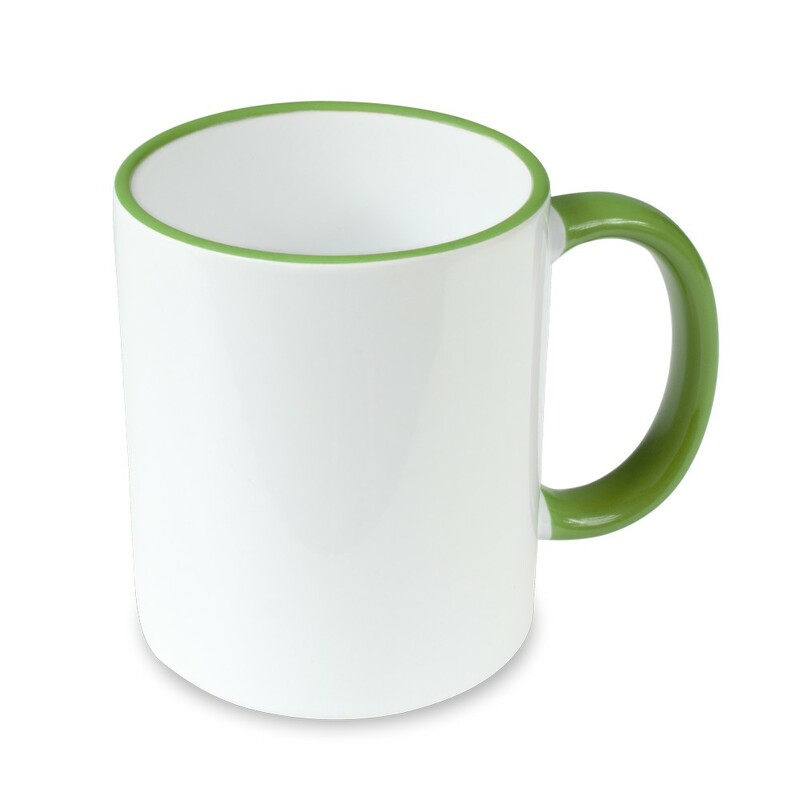 Kubek ceramiczny 350 ml | Nerita VA073-10 - jasnozielony