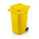 Pojemnik na przybory do pisania „kontener na śmieci” | Erco VA079-08 - żółty