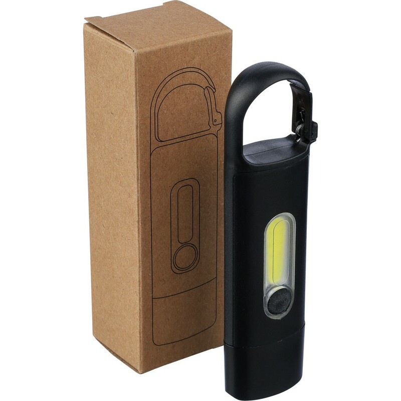 Brelok do kluczy, mini latarka VA509-03 - czarny